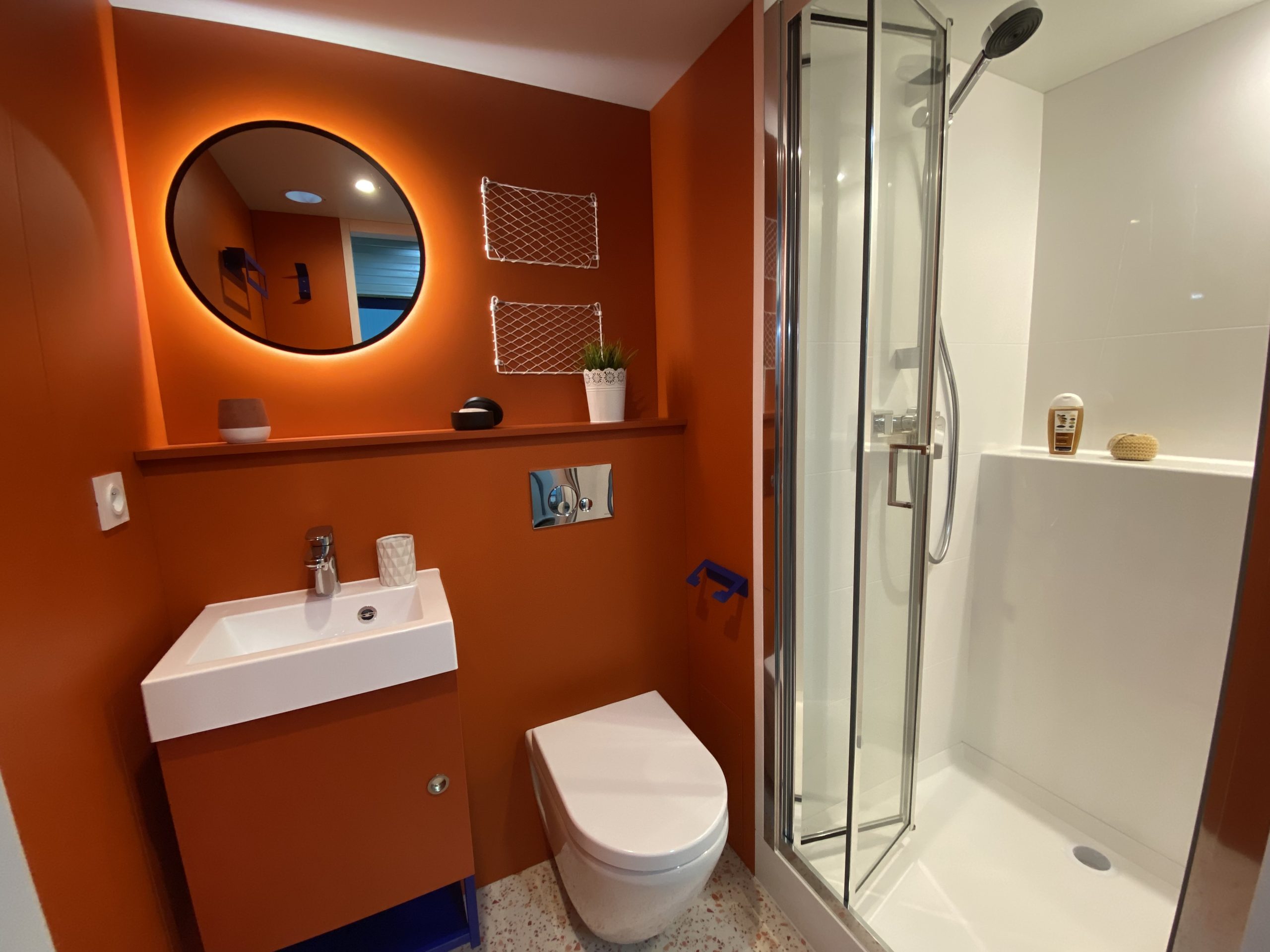 Exemple de salle de bain préfabriquée de la societe Baudet