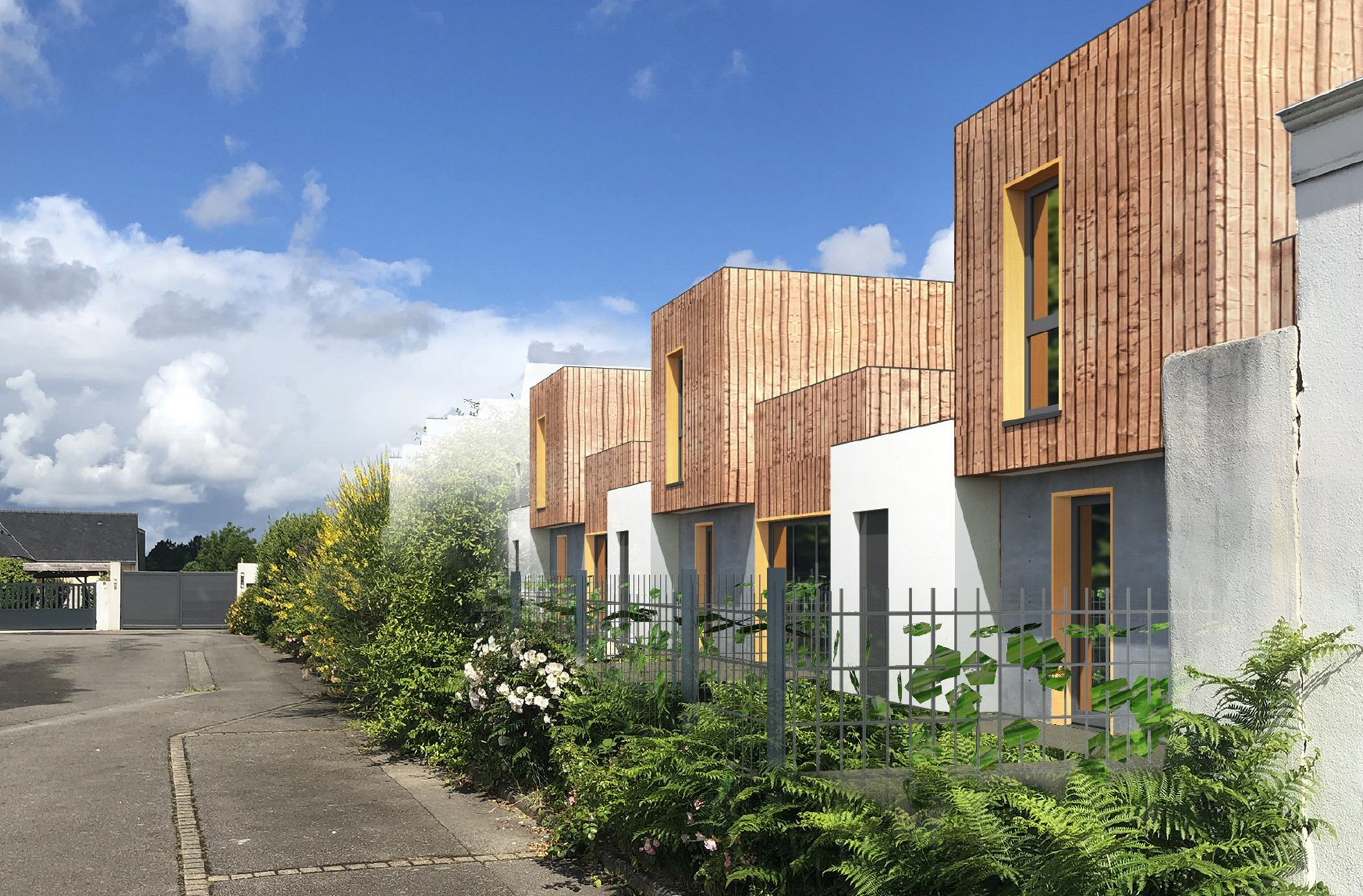 Batiment Les Attiks de Léonie conçus par l'agence d'architecture Archivolto
