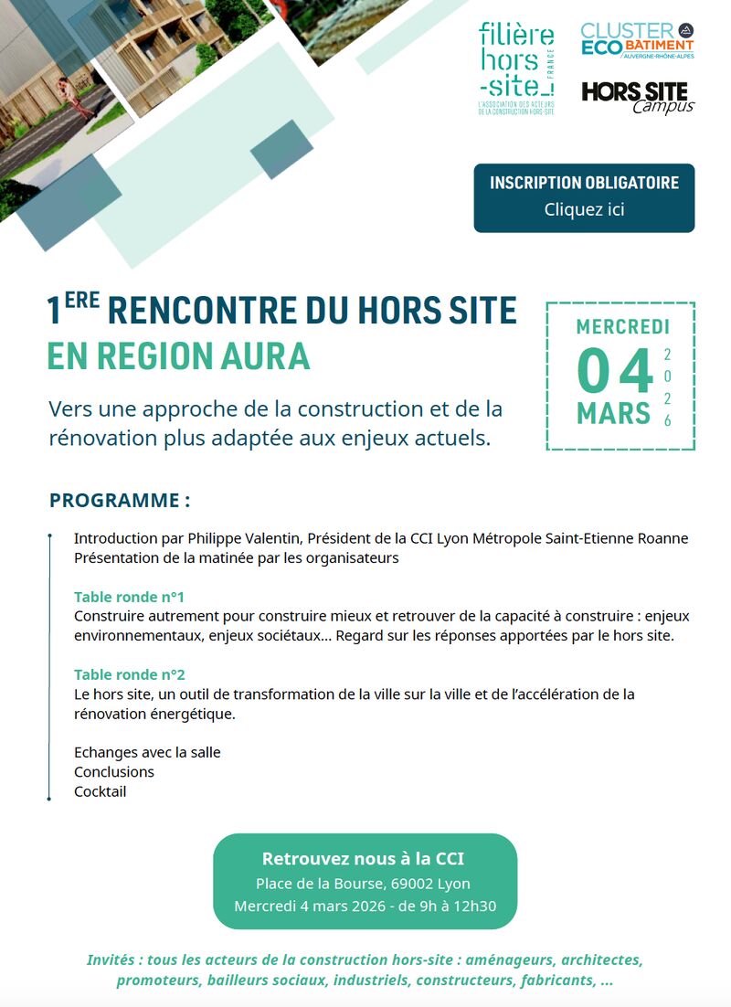 Programme 1ere rencontre hors-site en région AURA